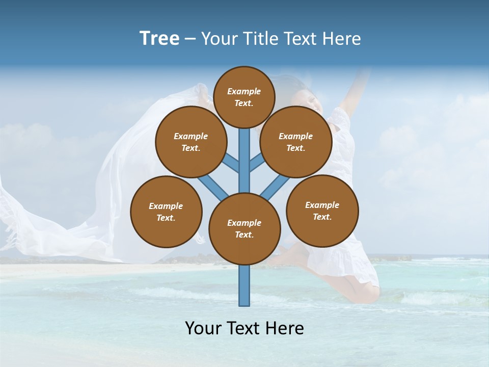 Tropic Model Coast PowerPoint Template