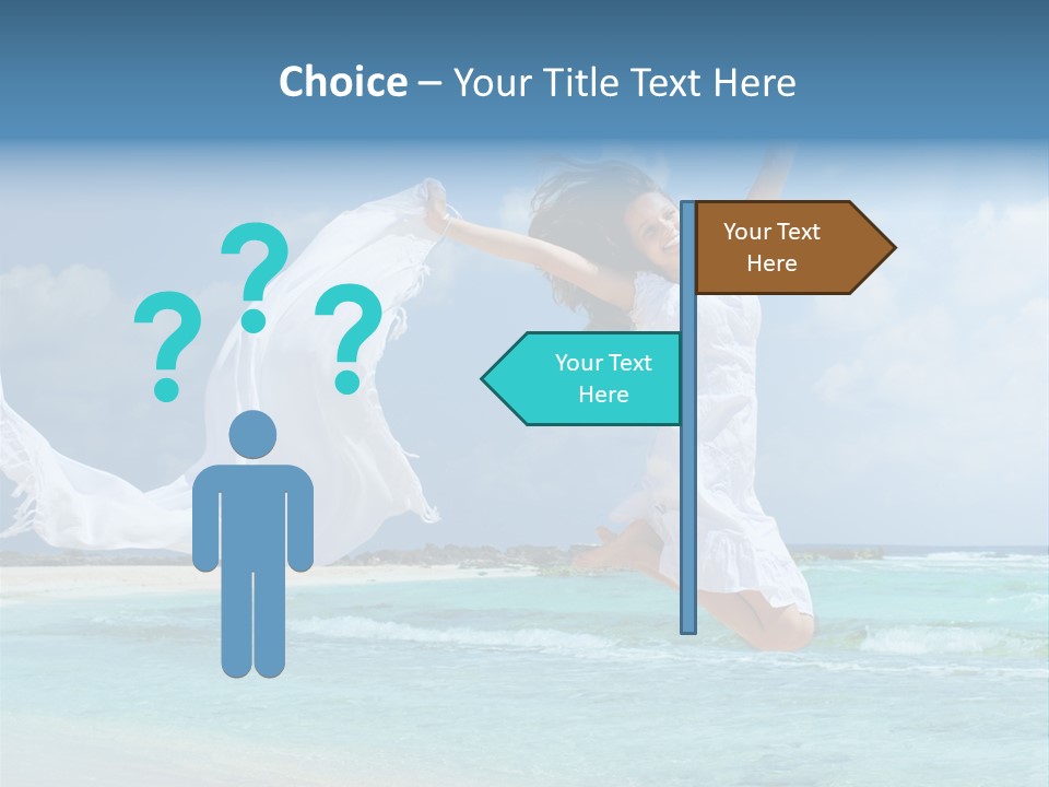 Tropic Model Coast PowerPoint Template