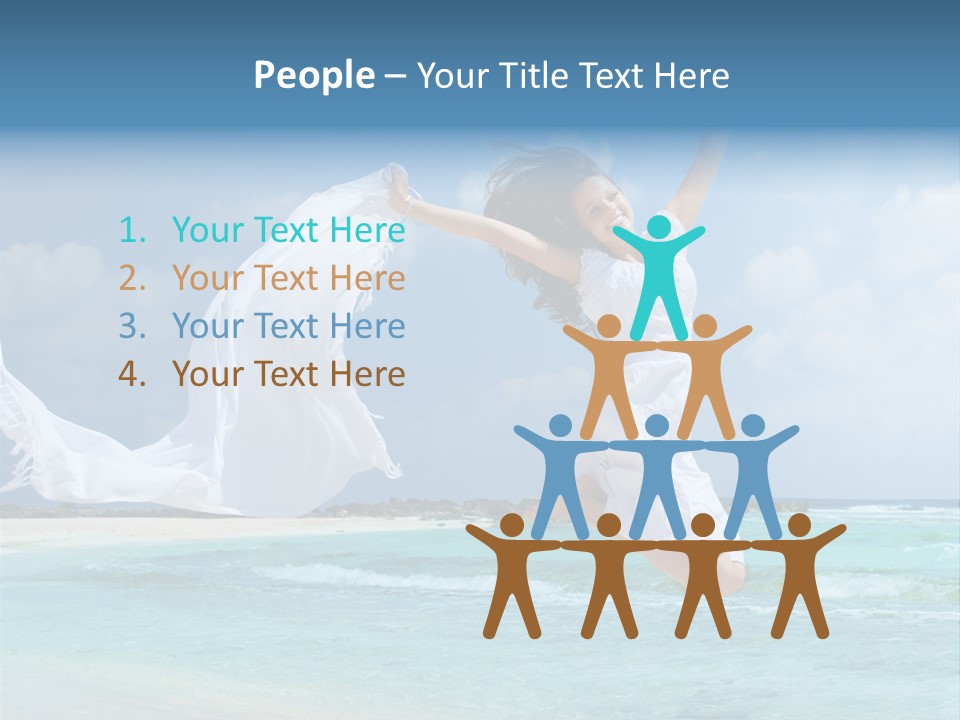 Tropic Model Coast PowerPoint Template