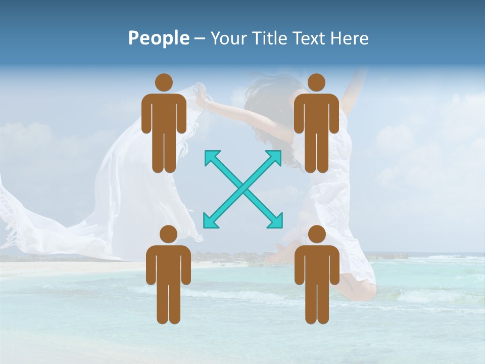 Tropic Model Coast PowerPoint Template