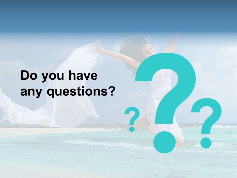 Tropic Model Coast PowerPoint Template