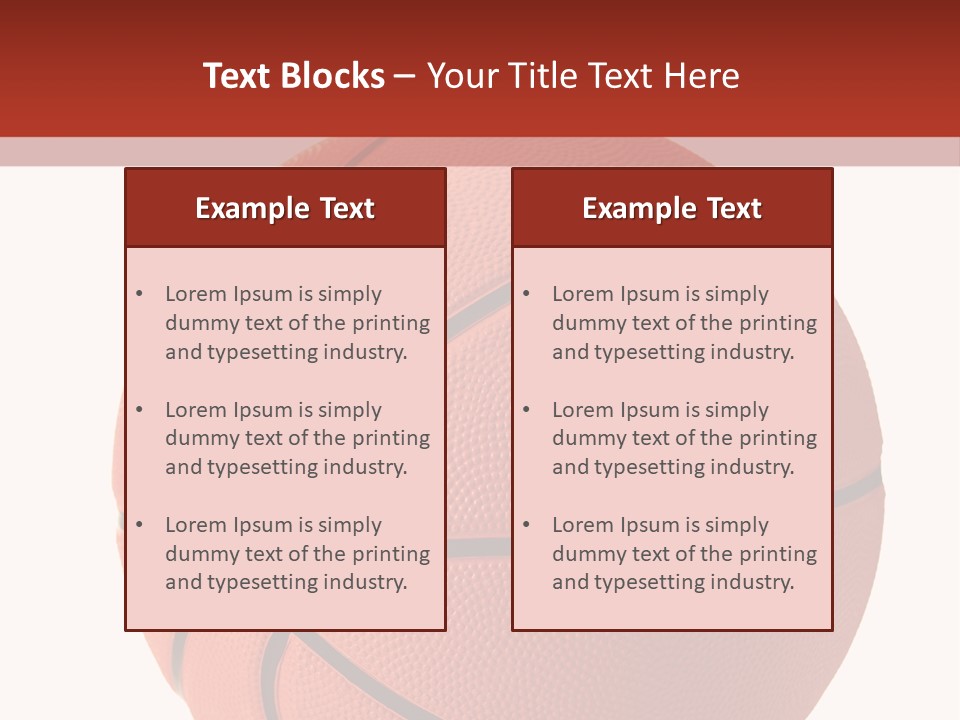 Textured Render Round PowerPoint Template