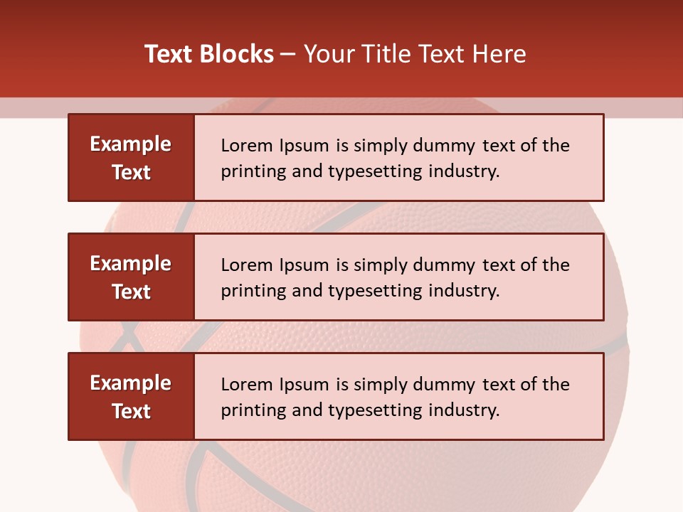 Textured Render Round PowerPoint Template