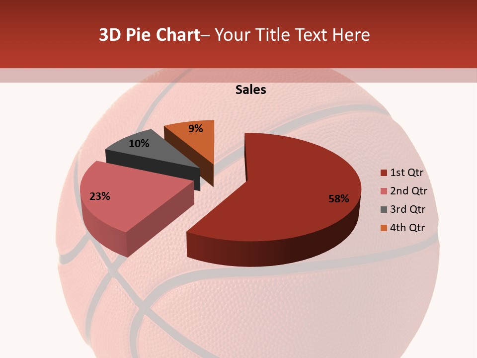 Textured Render Round PowerPoint Template
