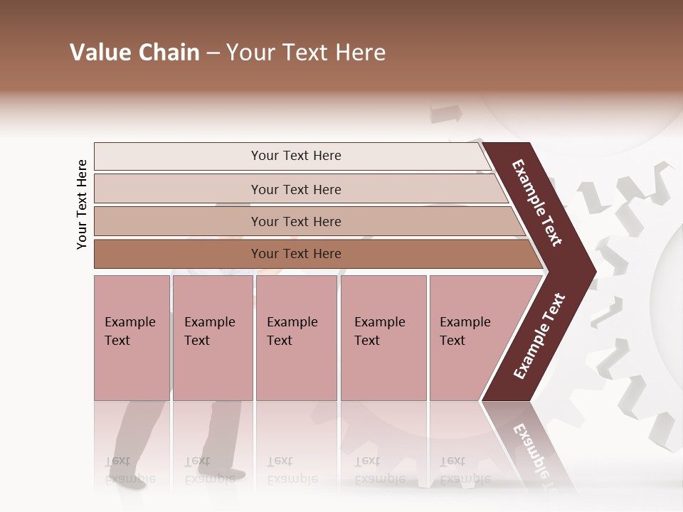 Implemeting Machinery Cogwheels PowerPoint Template