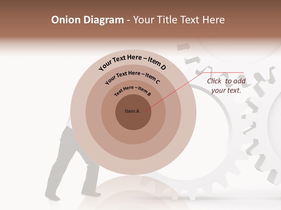 Implemeting Machinery Cogwheels PowerPoint Template