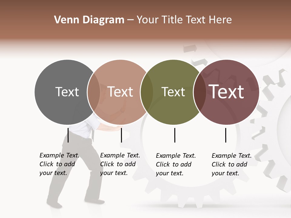 Implemeting Machinery Cogwheels PowerPoint Template
