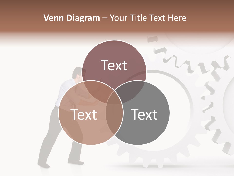 Implemeting Machinery Cogwheels PowerPoint Template