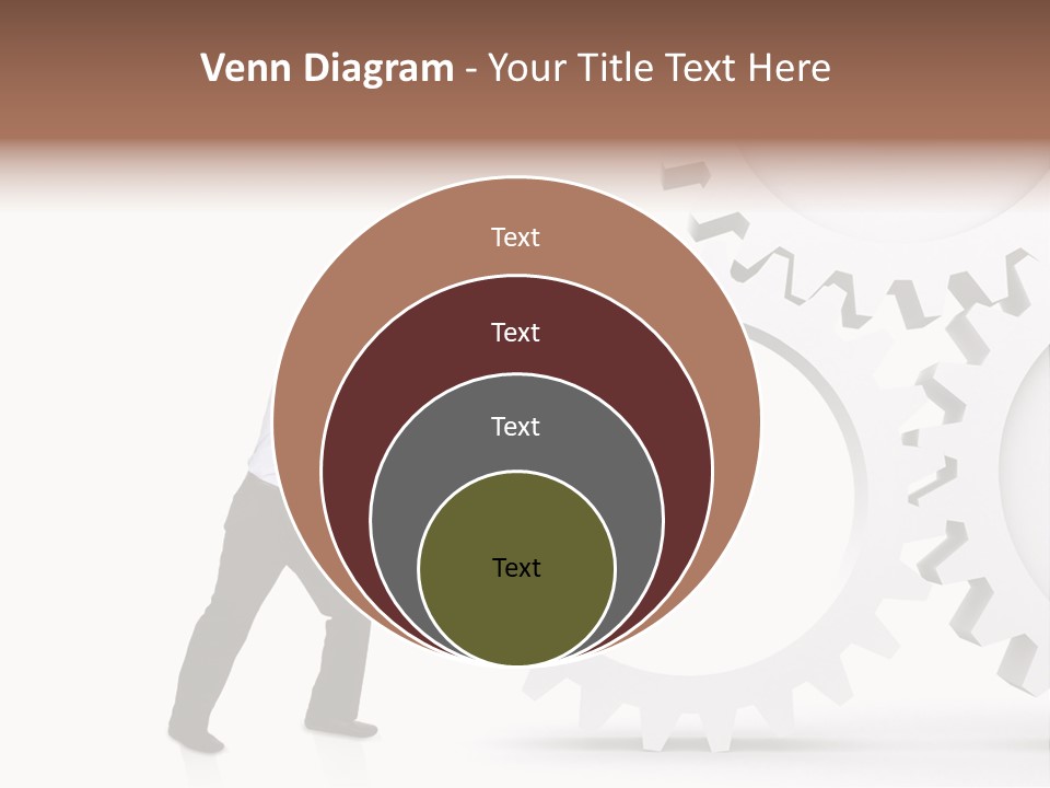 Implemeting Machinery Cogwheels PowerPoint Template