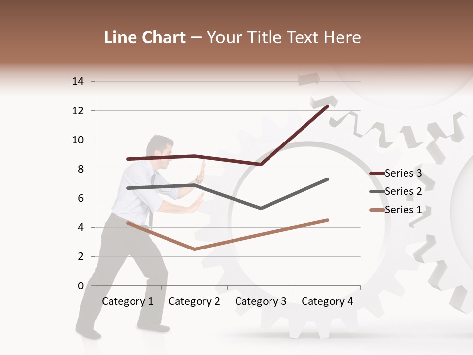 Implemeting Machinery Cogwheels PowerPoint Template