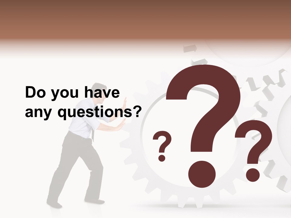 Implemeting Machinery Cogwheels PowerPoint Template