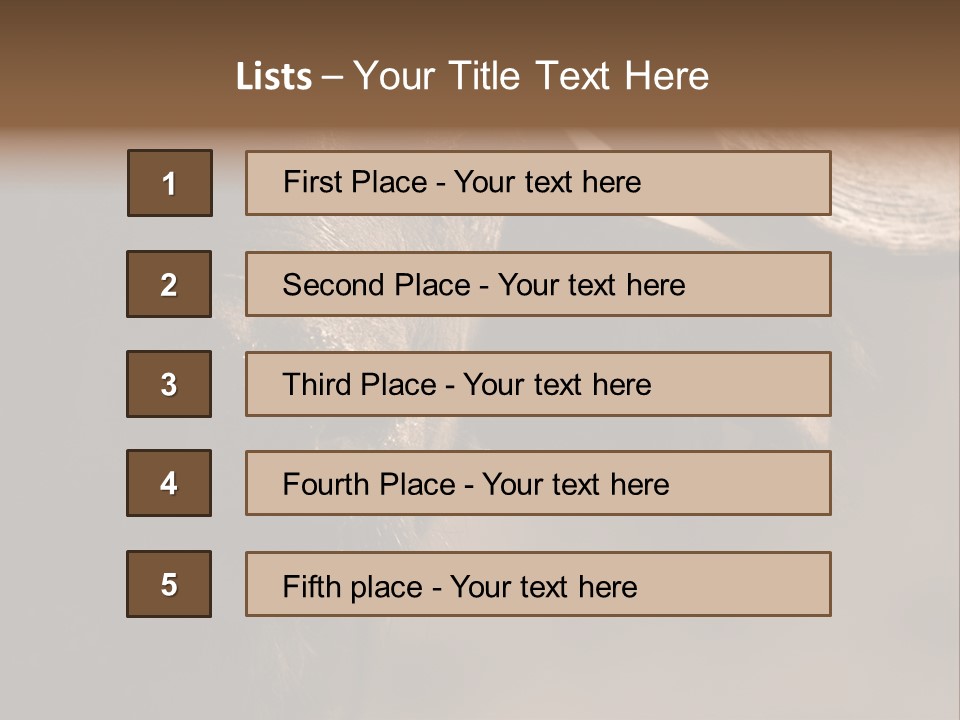 Big Close Conservation PowerPoint Template