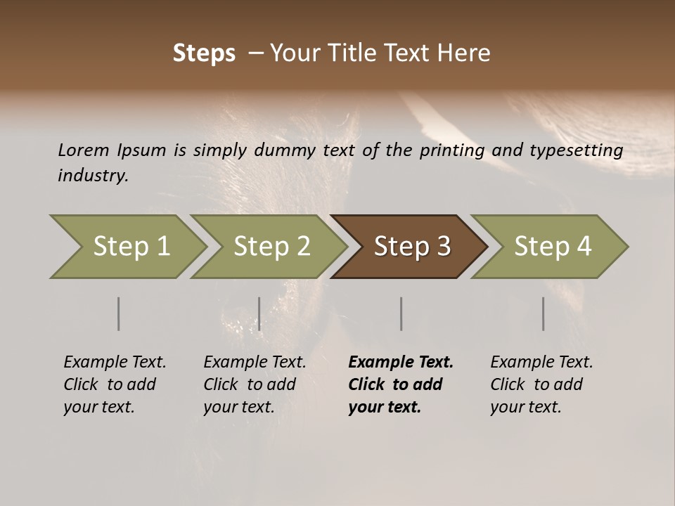 Big Close Conservation PowerPoint Template
