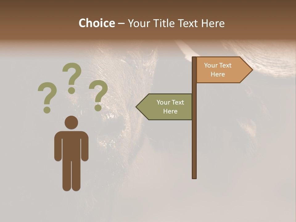 Big Close Conservation PowerPoint Template
