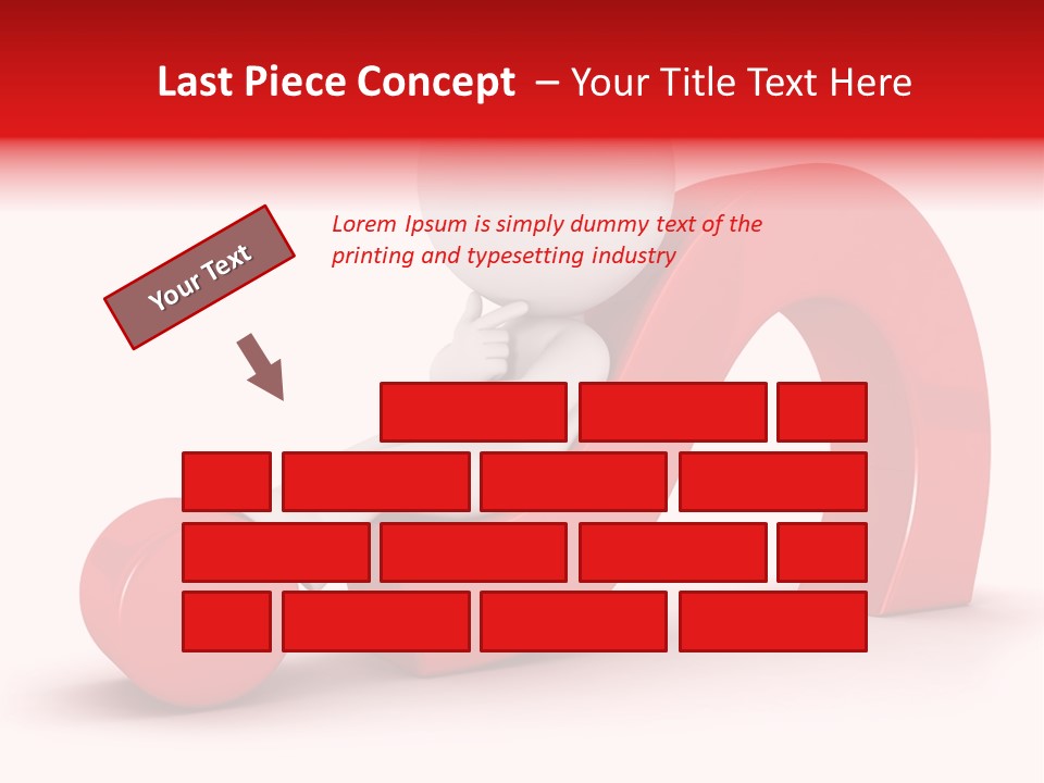 Guy Red Idea PowerPoint Template