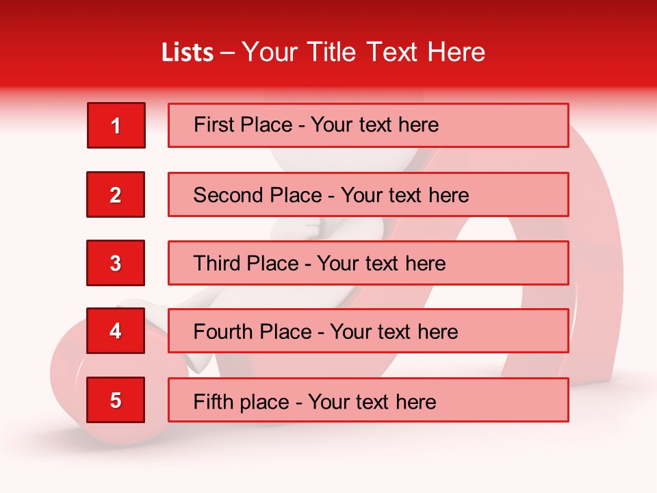Guy Red Idea PowerPoint Template