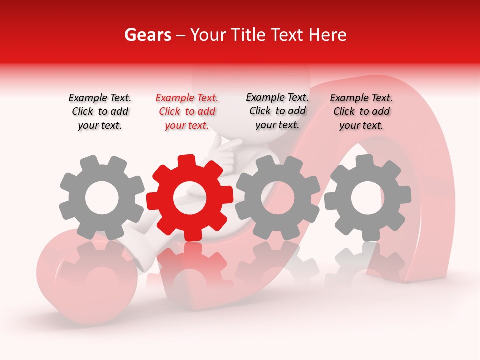 Guy Red Idea PowerPoint Template