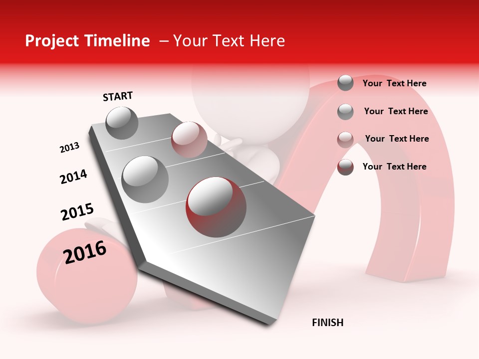Guy Red Idea PowerPoint Template