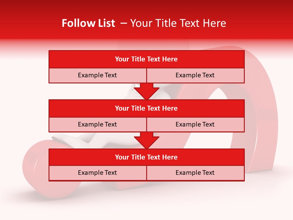 Guy Red Idea PowerPoint Template