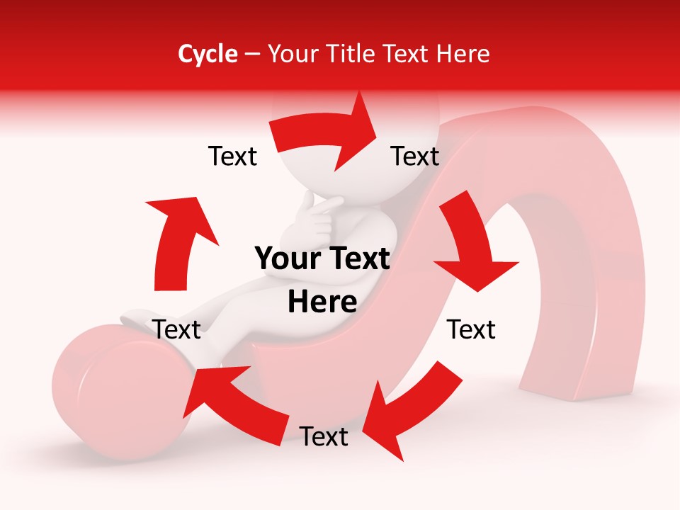 Guy Red Idea PowerPoint Template