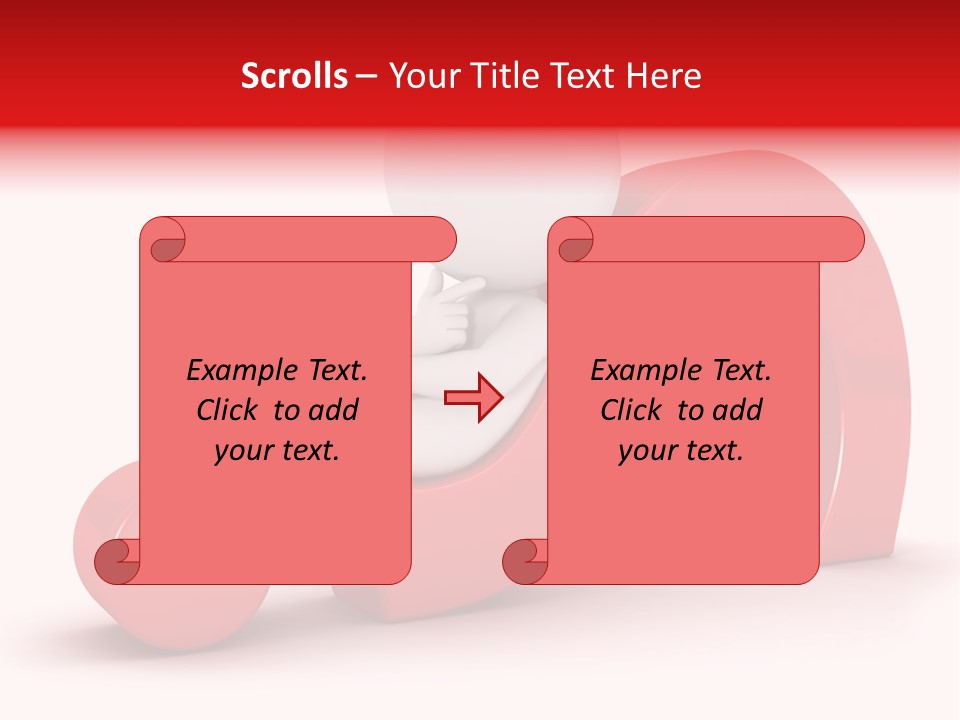 Guy Red Idea PowerPoint Template