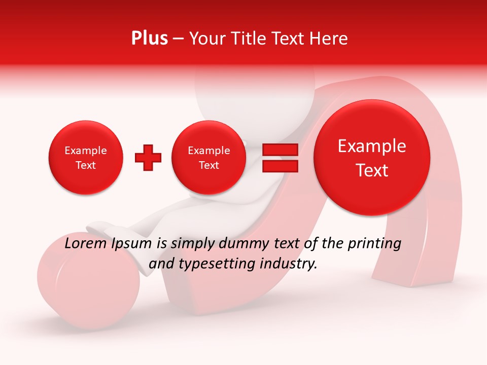 Guy Red Idea PowerPoint Template