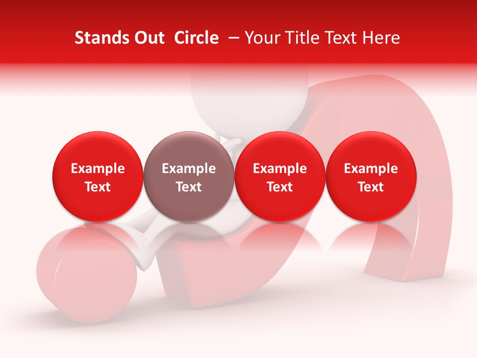 Guy Red Idea PowerPoint Template