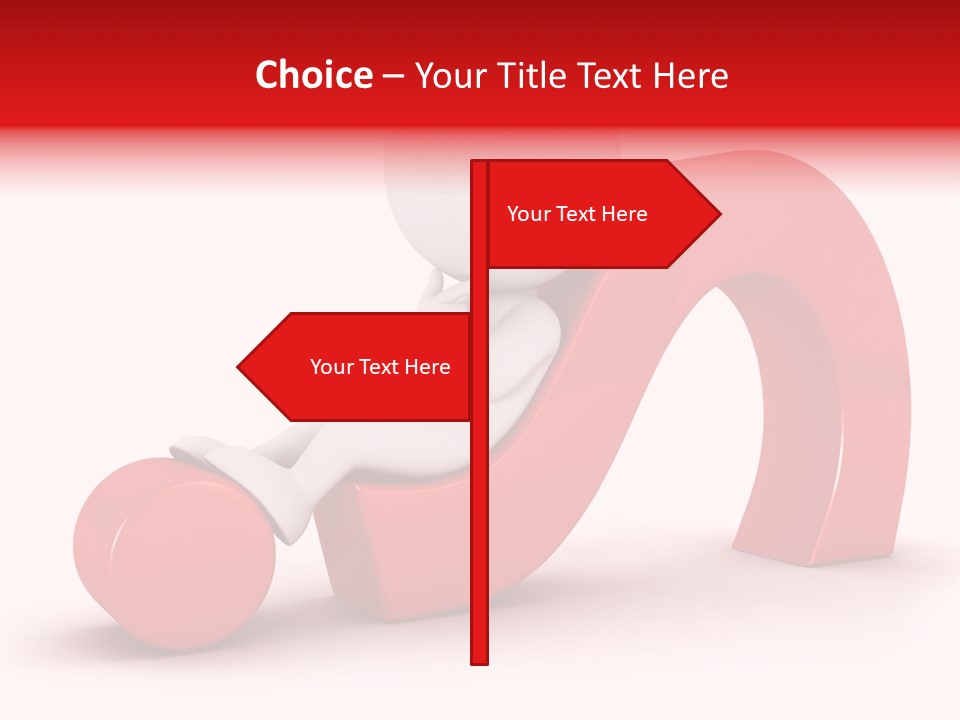 Guy Red Idea PowerPoint Template