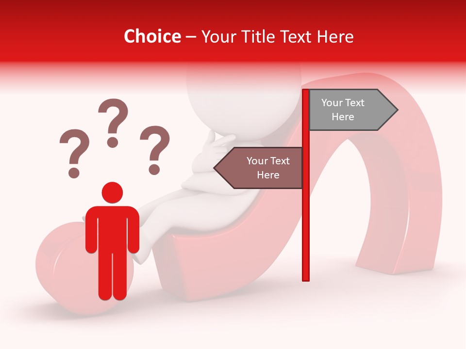 Guy Red Idea PowerPoint Template