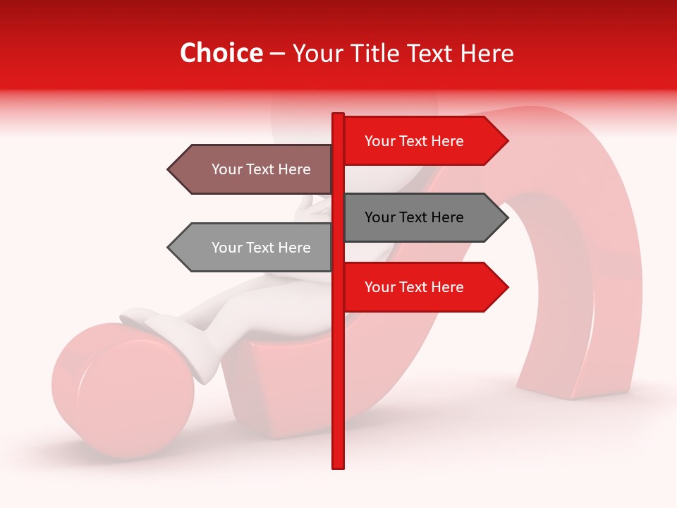 Guy Red Idea PowerPoint Template