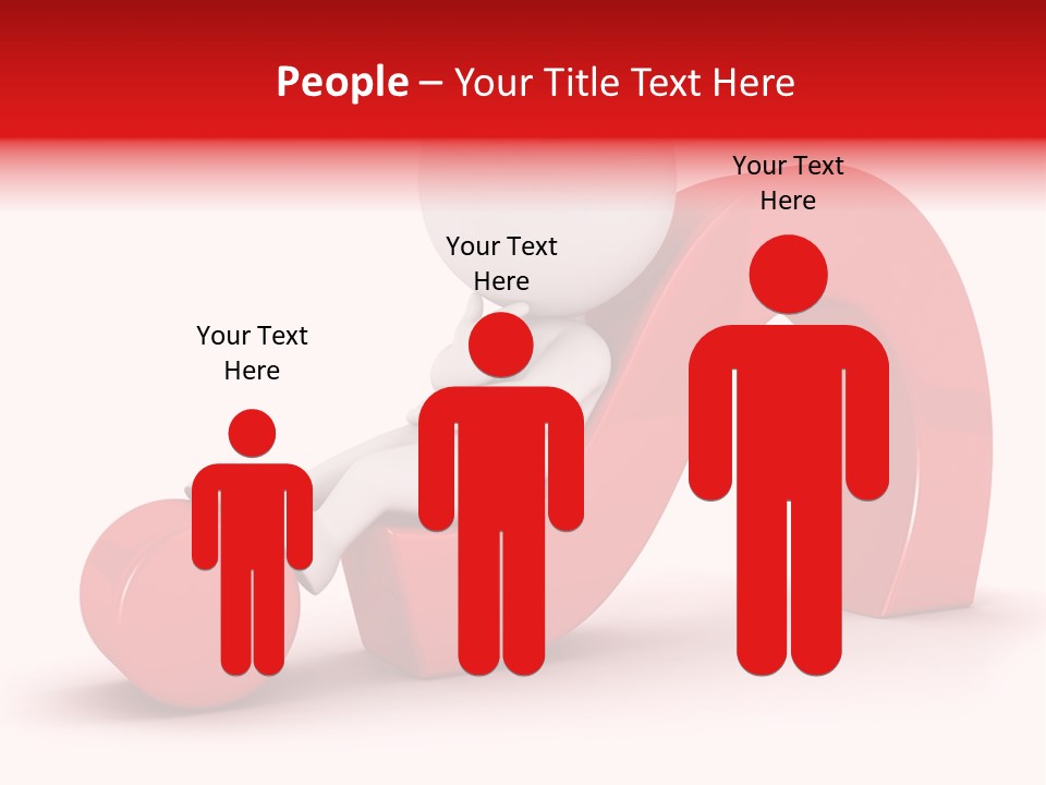 Guy Red Idea PowerPoint Template