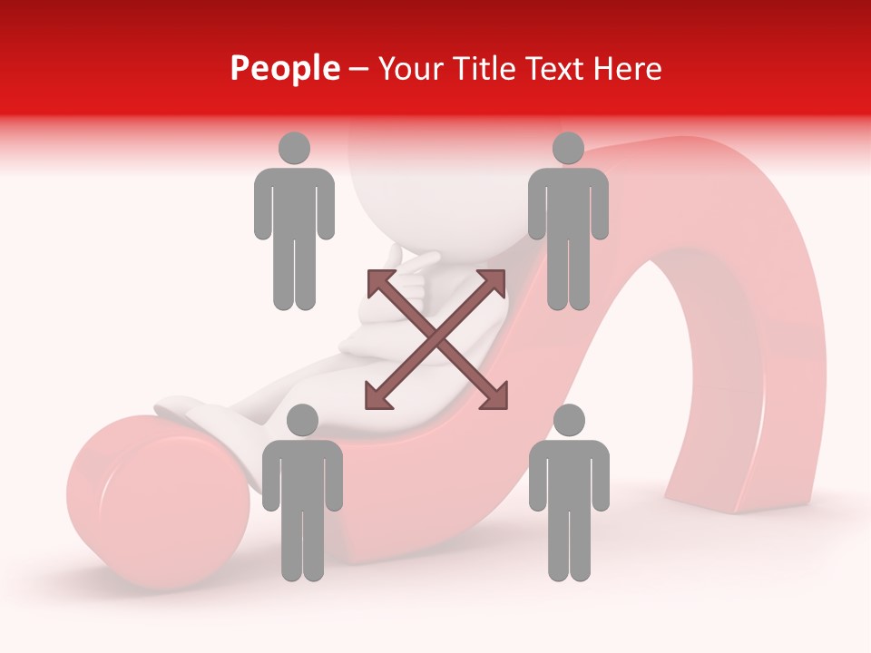 Guy Red Idea PowerPoint Template