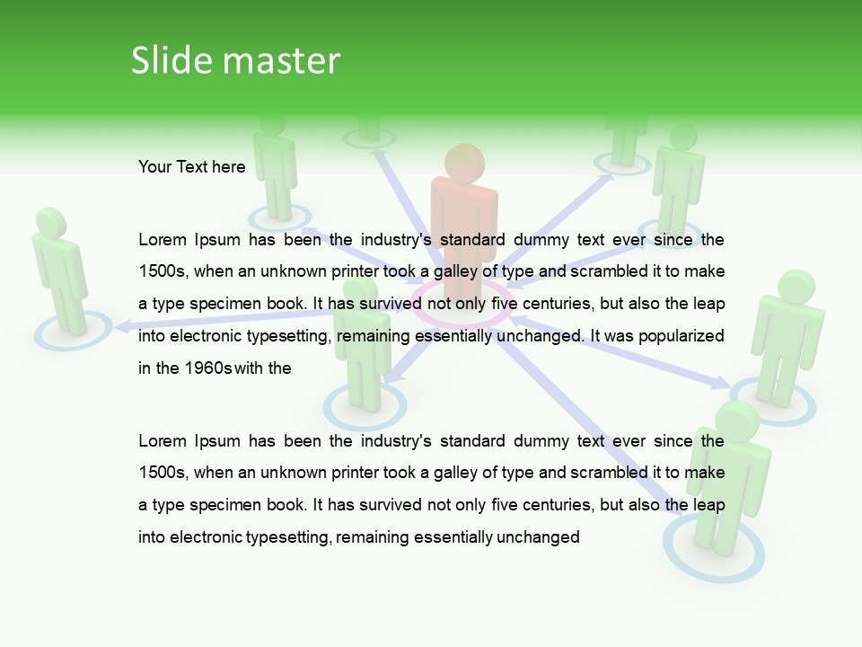 Manager Person Head PowerPoint Template