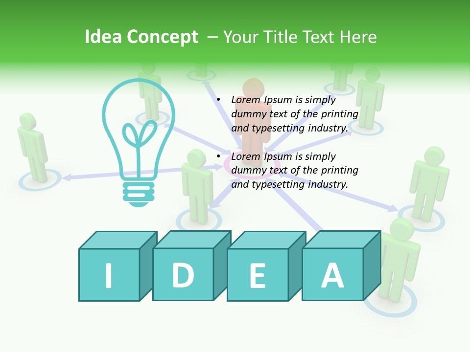 Manager Person Head PowerPoint Template