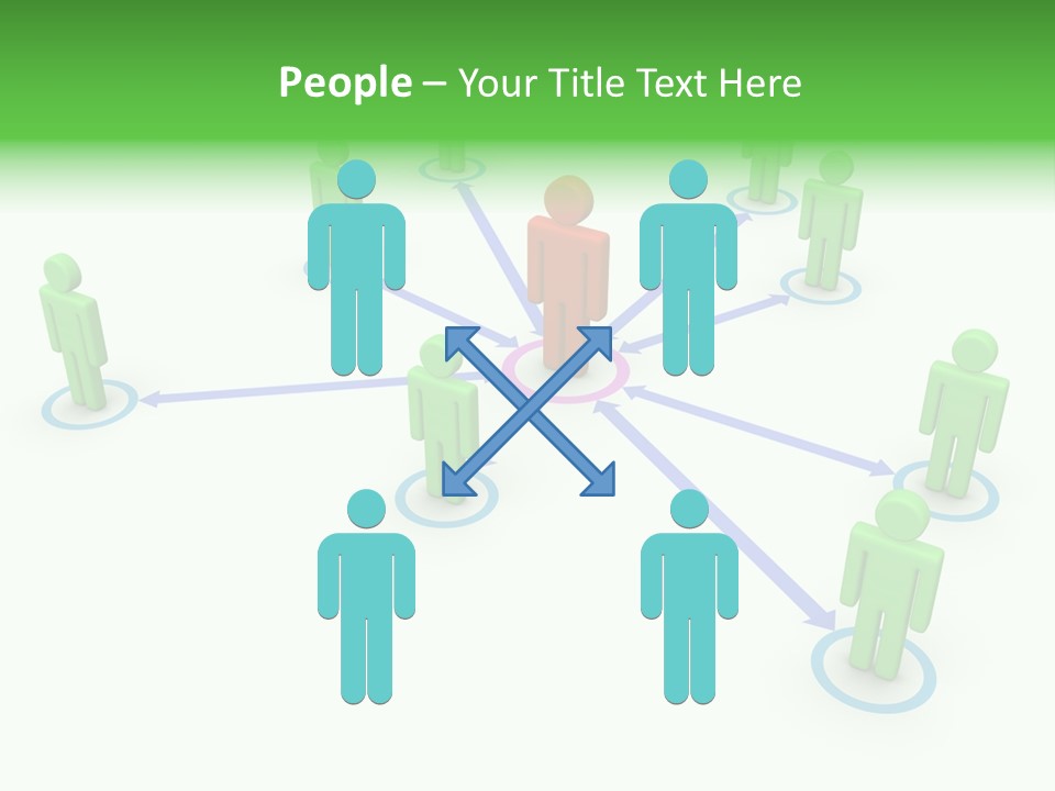 Manager Person Head PowerPoint Template