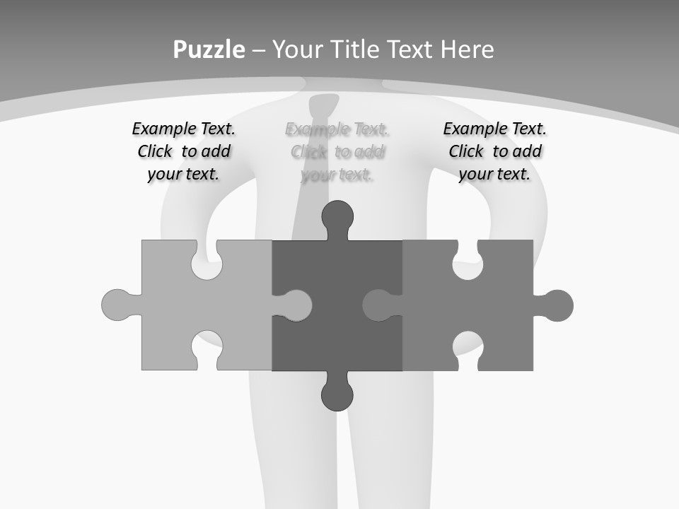 Render Businessman Success PowerPoint Template