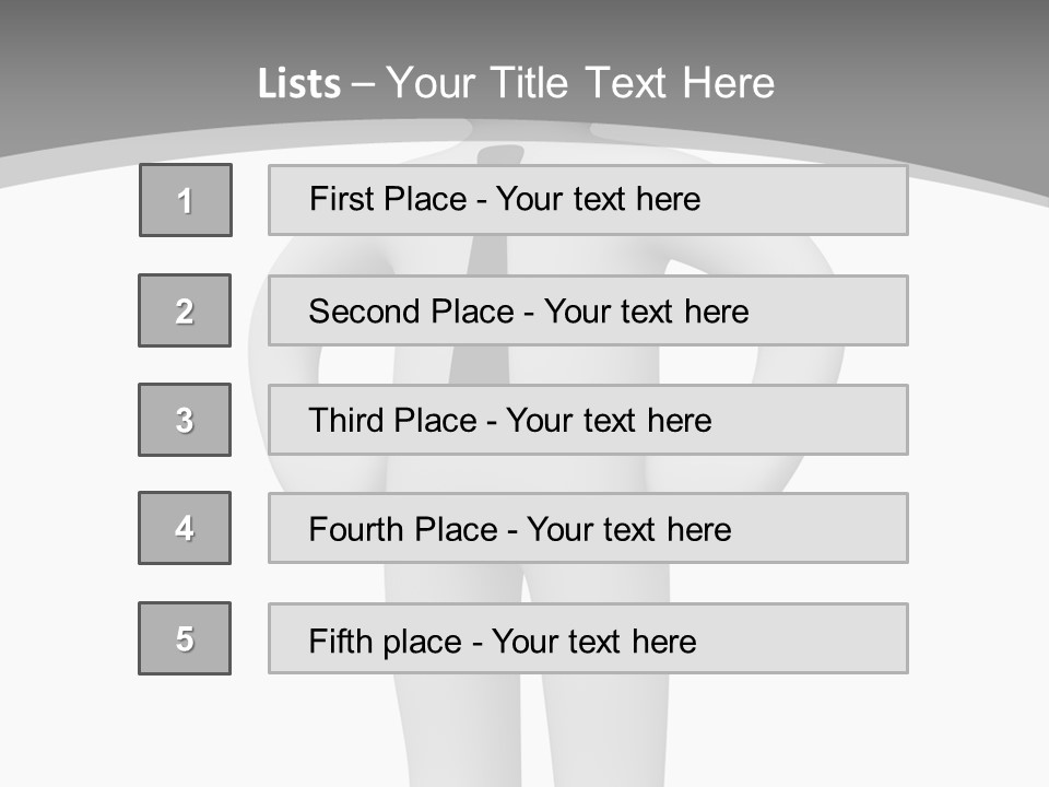 Render Businessman Success PowerPoint Template