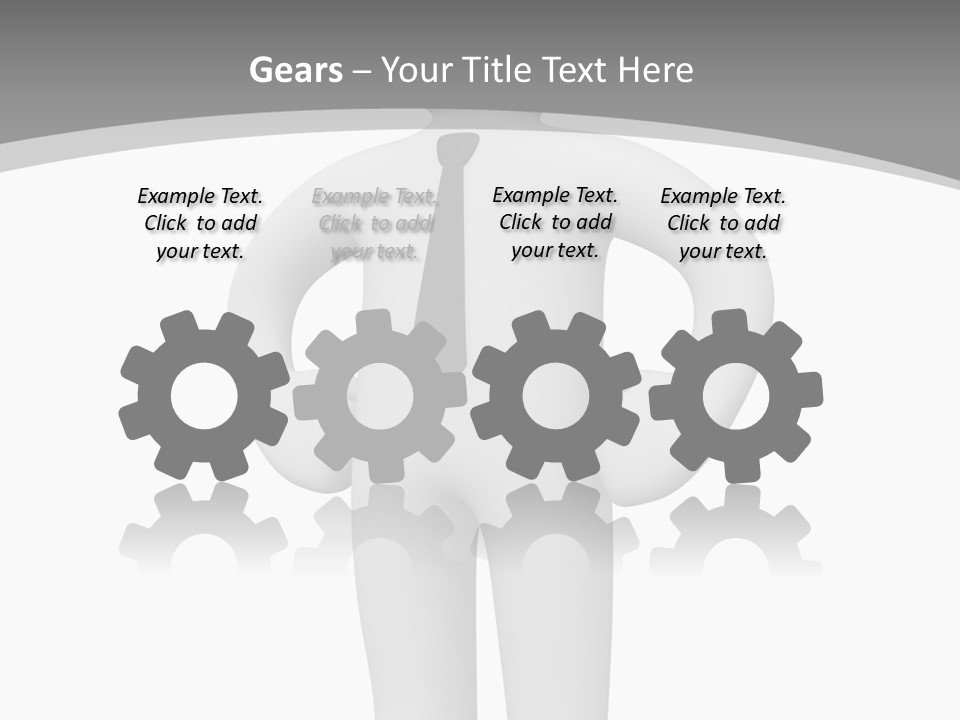 Render Businessman Success PowerPoint Template