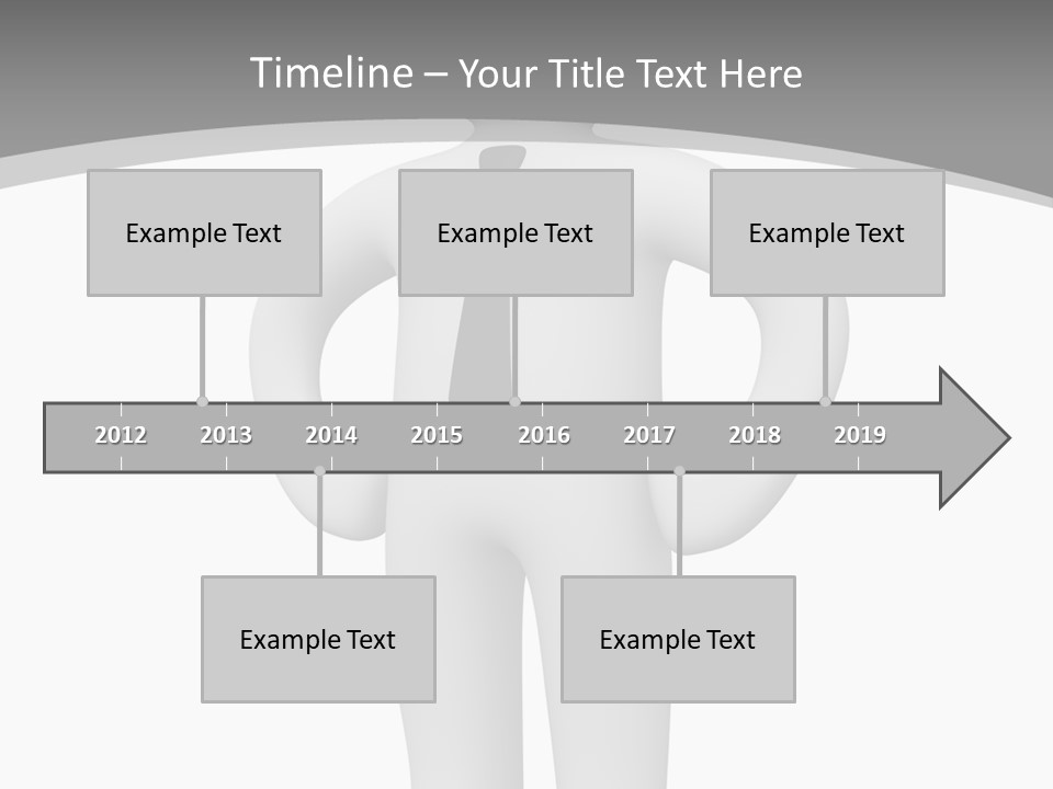 Render Businessman Success PowerPoint Template