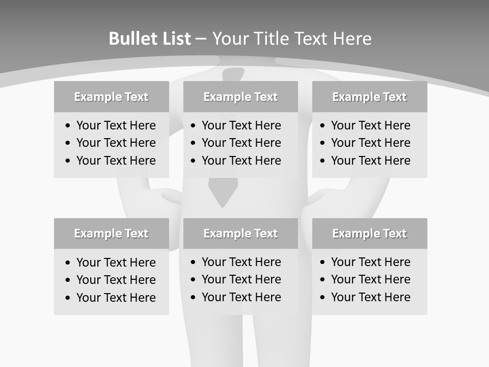Render Businessman Success PowerPoint Template