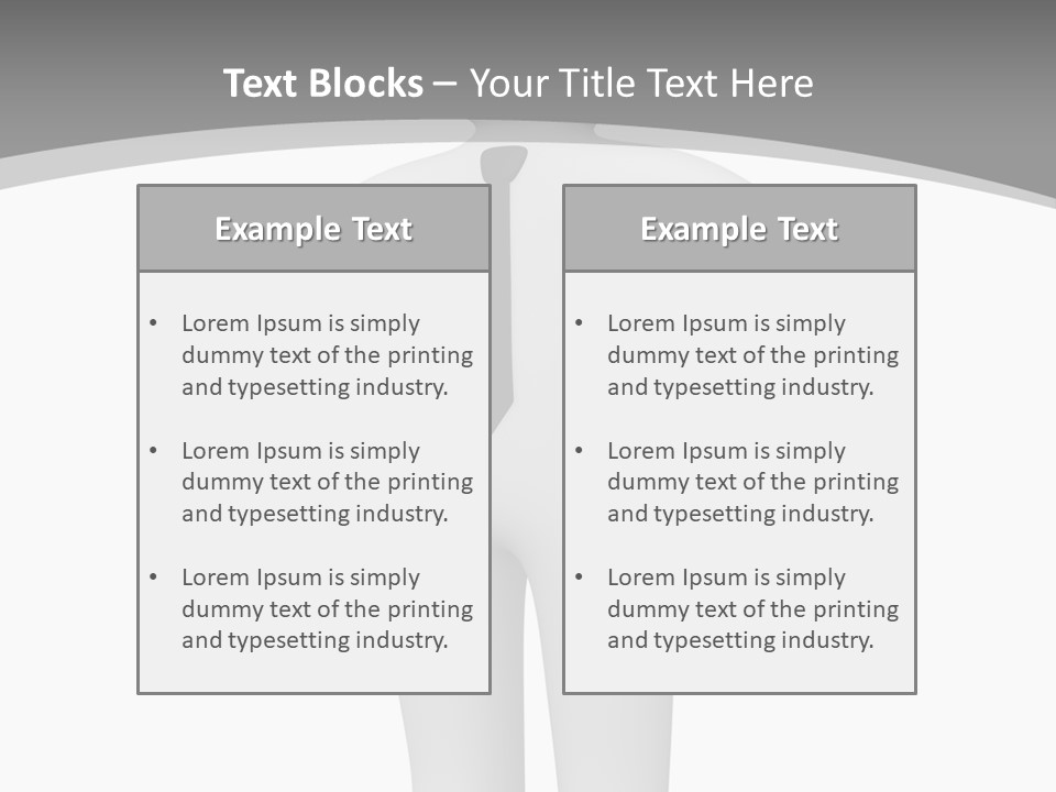 Render Businessman Success PowerPoint Template