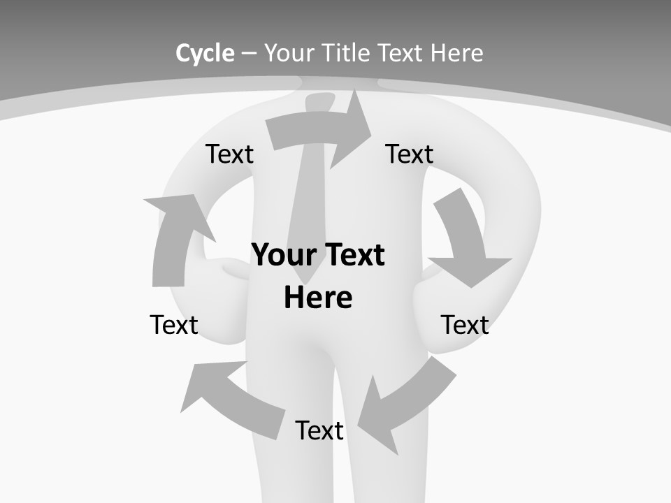 Render Businessman Success PowerPoint Template