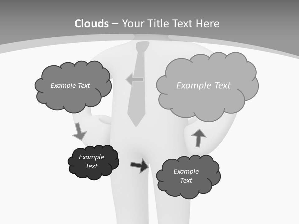 Render Businessman Success PowerPoint Template