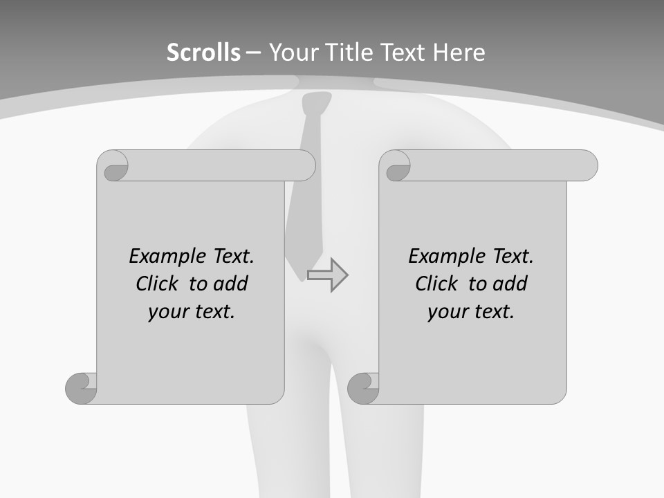 Render Businessman Success PowerPoint Template