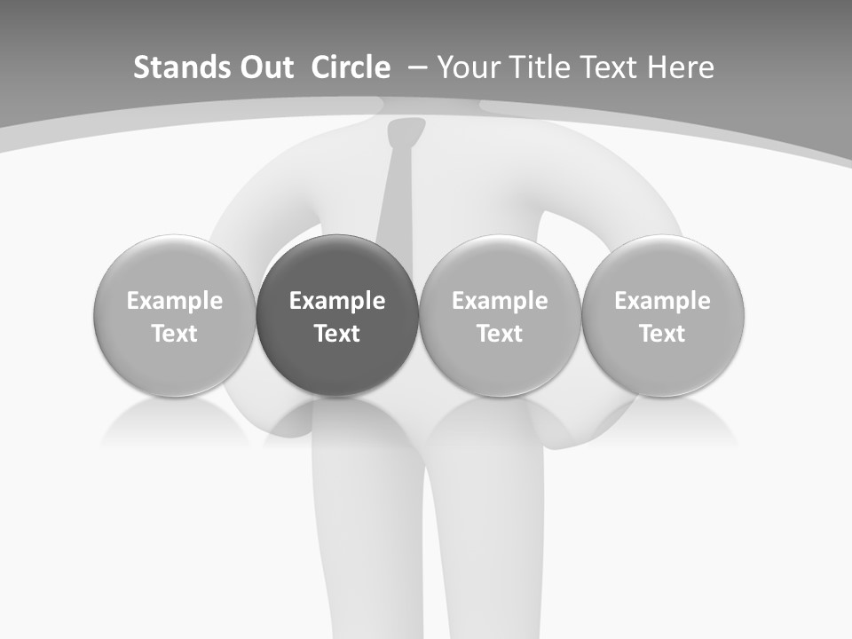 Render Businessman Success PowerPoint Template