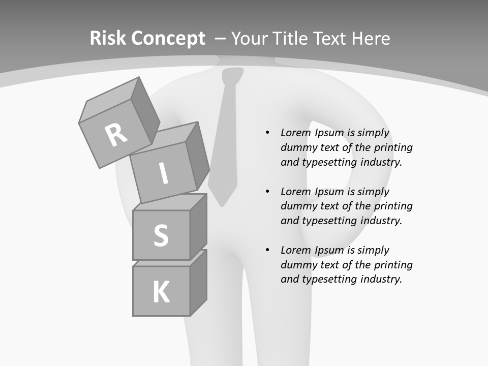 Render Businessman Success PowerPoint Template