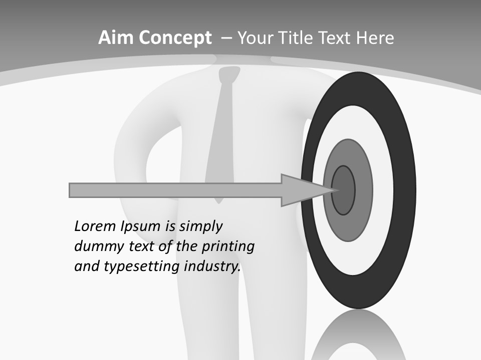 Render Businessman Success PowerPoint Template