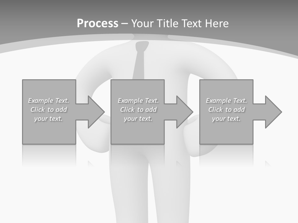 Render Businessman Success PowerPoint Template