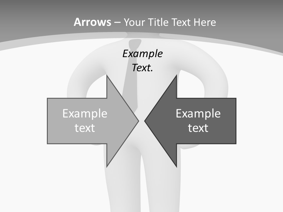 Render Businessman Success PowerPoint Template