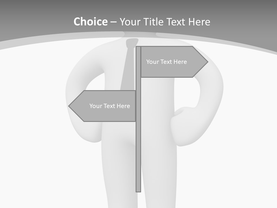 Render Businessman Success PowerPoint Template